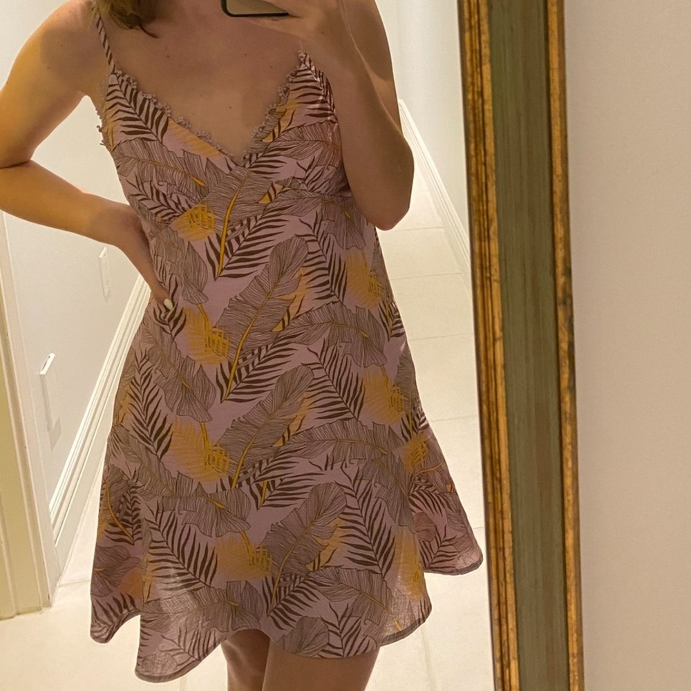 Lush A-Line Mini Dress